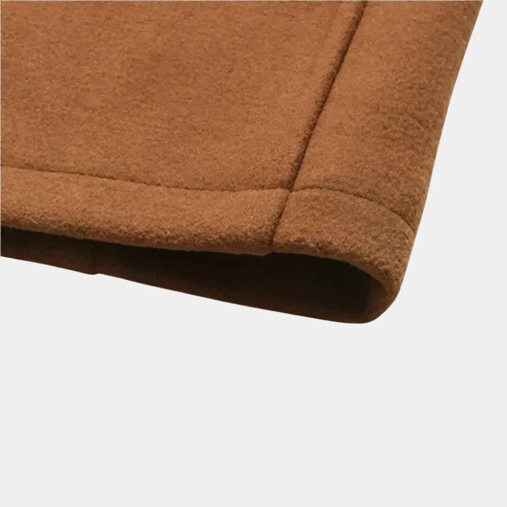 Manteau long en pure laine vierge de qualité supérieure