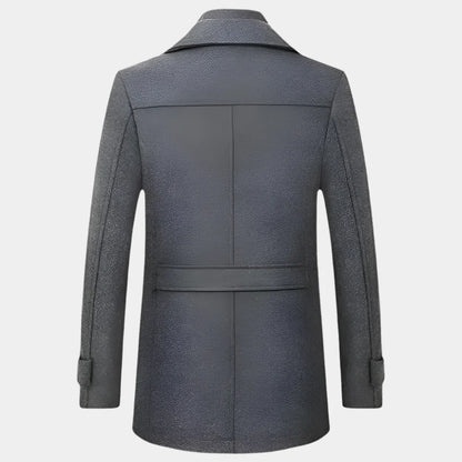 Manteau long en pure laine vierge de qualité supérieure