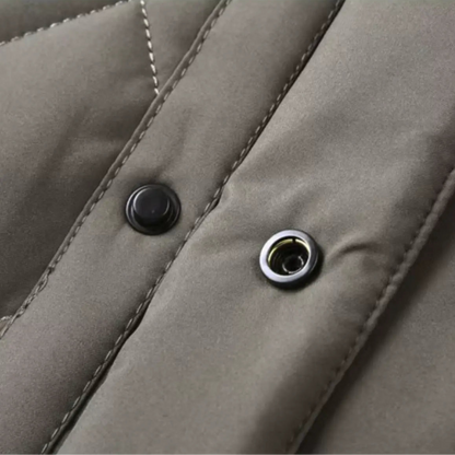 Veste élégante à effet superposé – Édition Regal Luxe