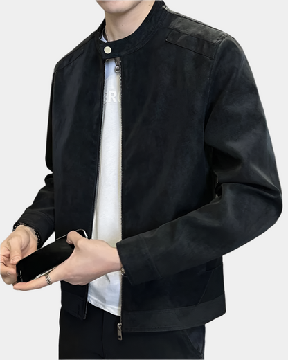 Veste en daim de luxe