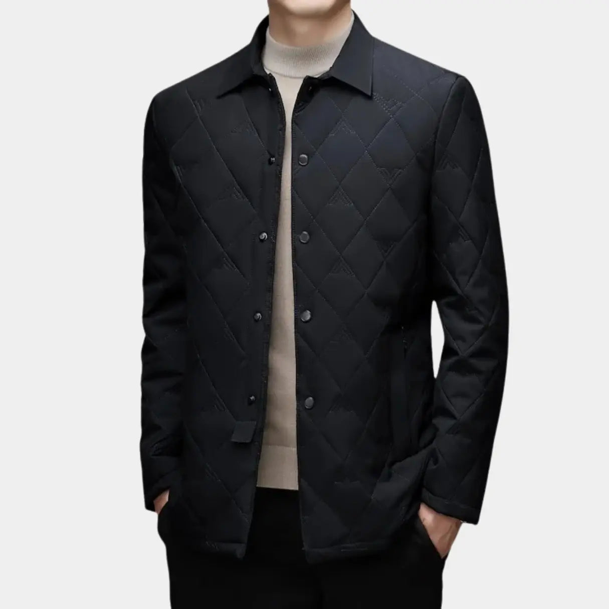 Veste élégante à effet superposé – Édition Regal Luxe