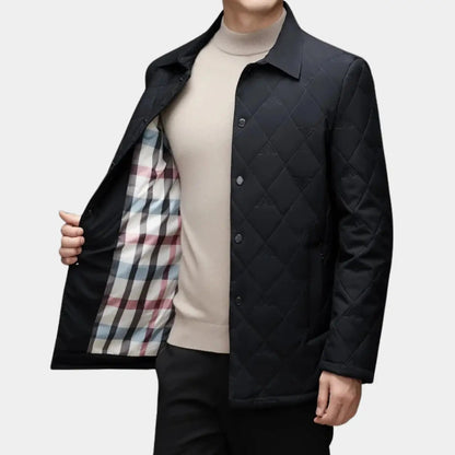 Veste élégante à effet superposé – Édition Regal Luxe