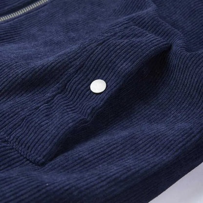 Blouson bomber en velours côtelé