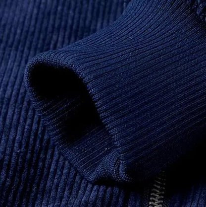 Blouson bomber en velours côtelé