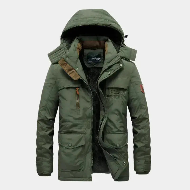 Veste à capuche de luxe – Édition Commander