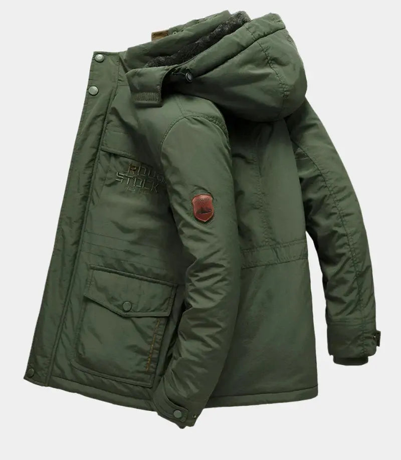 Veste à capuche de luxe – Édition Commander
