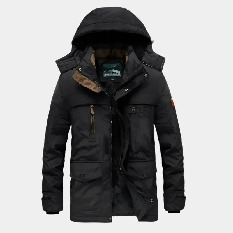 Veste à capuche de luxe – Édition Commander